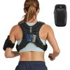 Weighted Vest, 8 lbs Body Weight Vest for Men Women, with Reflective Stripe, Adjustable Buckle, Workout Equipment for Strength Training, Running, Jogg