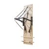 VEVOR Wall Mounted Pilates Reformer Machine, Maple Wood Pilates Springboard, Exercise Equipment with Resistance Springs, Yoga Fitness Trainer