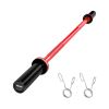 VEVOR 4FT Barbell Bar, Fits 2-Inch Weight Plates, Barbell Bar with Knurled Grip for Strength Training, Weightlifting, Squat, Deadlift, Bench Press