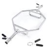 VEVOR Trap Bar Hex Bar, 2-Inch Hex Barbell, 800 LBS Capacity Shrug Bars with Knurled Grips, Weightlifting and Strength Training Equipment