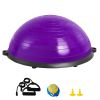 Half Exercise Ball Trainer, 23 inch Balance Ball Trainer, 660lbs Stability Ball, Yoga Ball with Resistance Bands & Foot Pump, Strength Fitness Ball fo