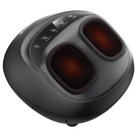 Foot Massager Machine with Heat, Deep-Kneading, Compression, and Shiatsu for Plantar Fasciitis, Neuropathy, Gifts for Men, Women - Fits up to Men Size