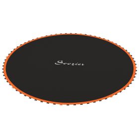 Trampoline Replacement Mat, Fits 12' Trampoline w/ 72 V-Hooks & 5.5" Springs (Spring & Frame not Included), Orange