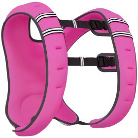 Body Weighted Vest with Pocket, Soft Skin-Friendly Weighted Workout Vest, Adjustable Weighted Running Equipment, 17.6 lbs., Pink