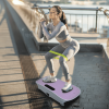 Silent Vibration Platform Crazy Fitness Massage 10-Frequency Weight Loss & Fat Burner Body Shaking Machine For Unisex Pink