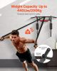 VEVOR Multifunctional Pull Up Bar, Wall Mounted Chin Up Bar Dip Station for Home Gym, Heavy Duty Steel Upper Body Workout Pull Ups
