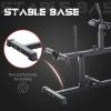 Steel Seated Calf Raise Machine Adjustable Leg Press Strength Training Gym Black