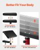 VEVOR Preacher Curl Bench, Strength Training Biceps Machine, Max load 440 LBS Home Gym Equipment, Seated Arm Isolated Barbell Dumbbell Bicep Station