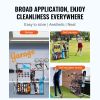 Golf Storage Garage Organizer, 2 Golf Bag Storage Stand Holder and Other Sports Equipment Storage Rack, Outdoor Steel Ball Cart