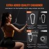 LAT Pulldown Attachment, Cable Machine Rowing V-bar Attachment, Tricep Pull Down Bar, Back Strength Training Rubber Coated Handle Grip, Bicep Curl Tri