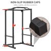 Adjustable Power Tower Dip Station Pull Up Bar Squat Rack Power Cage At Home Workout Equipment, Upper Body Strength Training Equipment