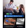 Leg Compression Massager with Heat for Circulation, Edema Relief for Legs/Feet
