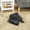 Under Desk Elliptical Foot Pedal Exerciser with Adjustable Speed Remote LCD