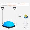 Half Exercise Ball Trainer, 23 inch Balance Ball Trainer, 660 lbs Capacity Stability Ball, Yoga Ball with Resistance Bands and Pump, Strength Fitness