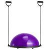 Half Exercise Ball Trainer, 23 inch Balance Ball Trainer, 660lbs Stability Ball, Yoga Ball with Resistance Bands & Foot Pump, Strength Fitness Ball fo