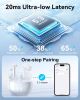 Wireless Earbuds, Bluetooth 5.3 Ear Buds, Headphones with Clear Stereo Sound, 40H Playtime with LED Digital Display