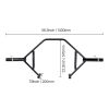 Trap Bar Hex Bar, Open-Ended Frame Hex Barbell, 2-Inch 800 LBS Capacity Shrug Bars with Knurled Grips, Weightlifting and Strength Training Equipment,