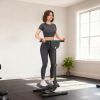 Foldable Ab Twister Board for Waist Trimming with LCD Display, Ab Workout Equipment for Women and Men, Red