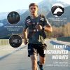 VEVOR Weighted Vest, 20 lbs Weight Vest with Reflective Stripe, Adjustable Buckle Body Weight Vest for Men Women