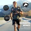 VEVOR Weighted Vest, 12 lbs Weight Vest with Reflective Stripe, Adjustable Buckle Body Weight Vest for Men Women