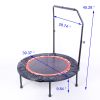 40 Inch Mini Exercise Trampoline for Adults or Kids - Indoor Fitness Rebounder Trampoline with Safety Pad | Max. Load 300LBS