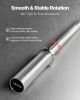VEVOR 6FT Barbell Bar, Fits 2-Inch Weight Plates, Chrome Plated Barbell Bar with Knurled Grip for Strength Training, Weightlifting, Squat, Deadlift