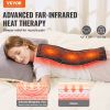 VEVOR Far Infrared Heating Pad, 12" x 24" Weighted Heating Pad with Far Infrared Therapy, 4 Temperature Settings, 2-hour Auto-off