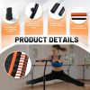 48" Mini Rebounder for Adults with Adjustable Handle Bar, Bungee Ropes, Stable & Quiet, Indoor Outdoor, Whole-Body Workout & Relaxation ,Fitness Tramp