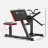 2-In-1 Bicep Preacher Curl Bench Bicep Curl Machine with Adjustable Seat and Elbow Cushion, for Home Gym Workout