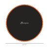 Trampoline Replacement Mat, Fits 12' Trampoline w/ 72 V-Hooks & 5.5" Springs (Spring & Frame not Included), Orange