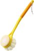 Shower Body Brush,Soft Bristles and Beautiful Pumpkin Loofah 14" Long Handle Back Scrubber Bath Mesh Sponge for Skin Exfoliating Bath