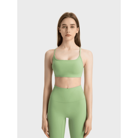 JupiterGear Crisscross Cami (Color: Yellow-Green, size: 6)