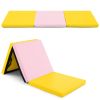 Portable Tri-Fold Gym Mat with Handles for Yoga