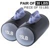 Water Filled Training Weights Set, Travel Weights, Adjustable Weights Dumbbells to 30 Lbs/Pair, for Strength Training