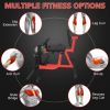 Adjustable Leg Extension and Curl Machine, Heavy Duty Leg Rotary Extension Machine for Lower Body Workouts, Multifunctional Home Gym Weight Machine