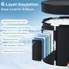 Outdoor Ice Plunge Tub with Lid for Household